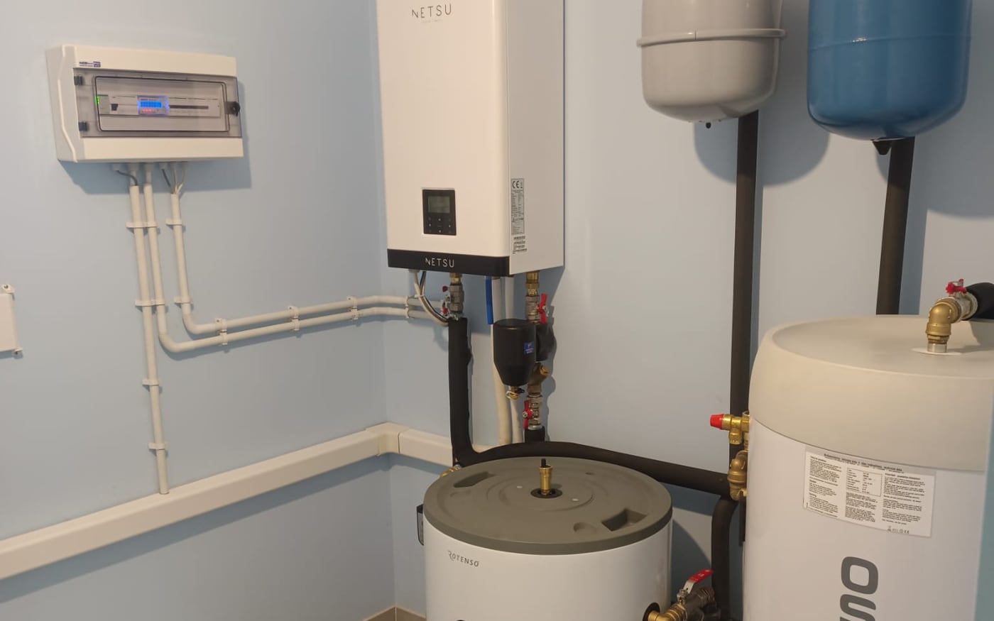 Część wewnętrzna pompy ciepła split 10 kW